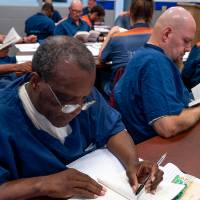 Students working during class